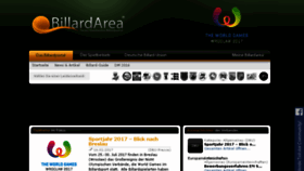 What Billardarea.de website looked like in 2017 (7 years ago)