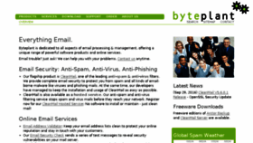 What Byteplant.com website looked like in 2017 (7 years ago)