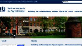 What Bap-berlin.de website looked like in 2017 (7 years ago)