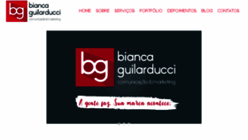 What Biancaguilarducci.com.br website looked like in 2017 (7 years ago)