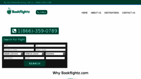 What Bookflightz.com website looked like in 2017 (7 years ago)