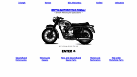 What Britishmotorcycle.com.au website looked like in 2017 (7 years ago)