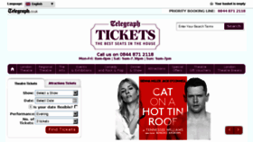What Boxoffice.telegraph.co.uk website looked like in 2017 (7 years ago)