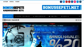What Bonussepeti.net website looked like in 2017 (7 years ago)