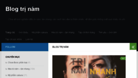 What Blogtrinam.com website looked like in 2017 (7 years ago)