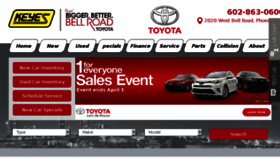 What Bellroadtoyota.com website looked like in 2017 (7 years ago)