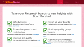 What Boardbooster.com website looked like in 2017 (7 years ago)