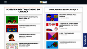 What Blogdacrianca.com website looked like in 2017 (7 years ago)