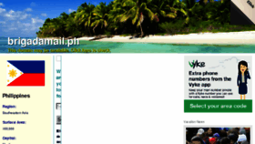 What Brigadamail.ph website looked like in 2017 (7 years ago)