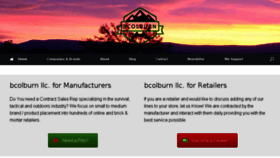 What Bcolburn.com website looked like in 2017 (7 years ago)