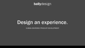 What Ballydesign.com website looked like in 2017 (7 years ago)