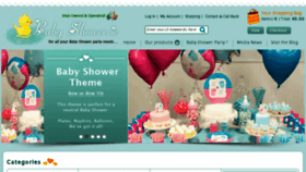 What Babyshower.ie website looked like in 2017 (7 years ago)