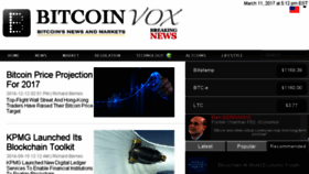 What Bitcoinvox.com website looked like in 2017 (7 years ago)