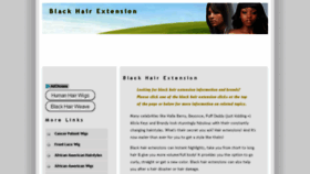 What Blackhairextension.com website looked like in 2017 (7 years ago)