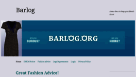 What Barlog.org website looked like in 2017 (7 years ago)