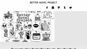 What Betternovelproject.com website looked like in 2017 (7 years ago)
