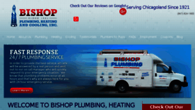 What Bishopplumbing.com website looked like in 2017 (7 years ago)