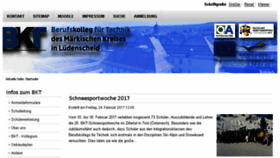 What Bkt-luedenscheid.de website looked like in 2017 (7 years ago)