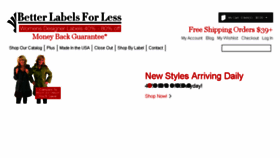 What Betterlabelsforless.com website looked like in 2017 (7 years ago)