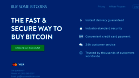 What Buysomebitcoins.com website looked like in 2017 (7 years ago)