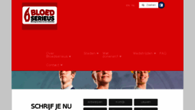 What Bloedserieus.be website looked like in 2017 (7 years ago)