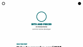 What Bitsandpieces.it website looked like in 2017 (7 years ago)