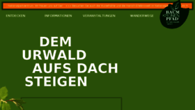 What Baumkronen-pfad.de website looked like in 2017 (7 years ago)