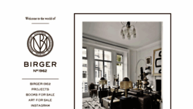 What Birger1962.com website looked like in 2017 (7 years ago)