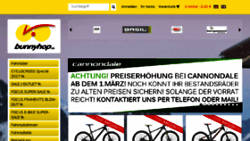 What Bunnyhop.de website looked like in 2017 (7 years ago)