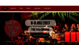 What Bluesfest.net website looked like in 2017 (7 years ago)