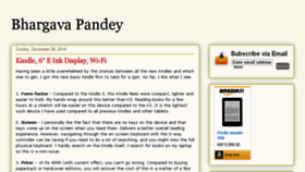 What Bhargavapandey.com website looked like in 2017 (7 years ago)