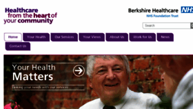 What Berkshirehealthcare.nhs.uk website looked like in 2017 (7 years ago)
