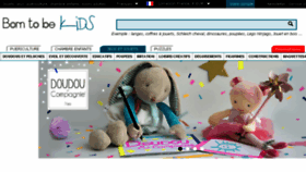 What Borntobekids.fr website looked like in 2017 (7 years ago)