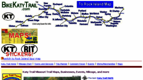 What Bikekatytrail.com website looked like in 2017 (7 years ago)
