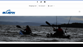 What Bluefinkayaks.com website looked like in 2017 (7 years ago)