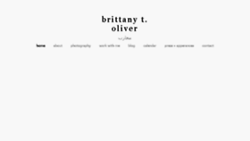 What Brittanytoliver.com website looked like in 2017 (8 years ago)