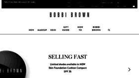 What Bobbibrown.co.uk website looked like in 2017 (7 years ago)