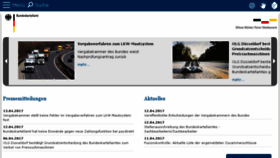 What Bundeskartellamt.de website looked like in 2017 (7 years ago)