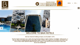What Baiahotels.com website looked like in 2017 (7 years ago)