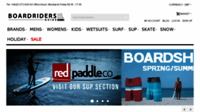 What Boardridersguide.co.uk website looked like in 2017 (7 years ago)