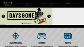 What Bendstudio.com website looked like in 2017 (8 years ago)
