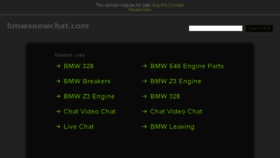 What Bmwsnowchat.com website looked like in 2017 (7 years ago)
