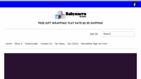 What Babyknitsandmore.com website looked like in 2017 (7 years ago)