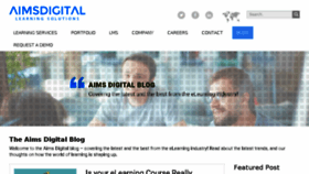 What Blog.aimsdigital.com website looked like in 2017 (7 years ago)