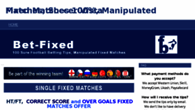 What Bet-fixed.com website looked like in 2017 (7 years ago)