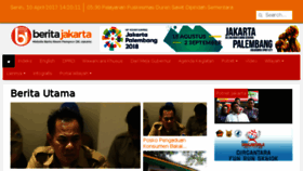 What Beritajakarta.com website looked like in 2017 (7 years ago)