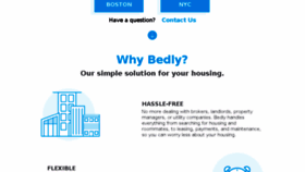 What Bedly.com website looked like in 2017 (7 years ago)