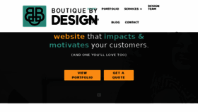 What Boutiquebydesign.com website looked like in 2017 (7 years ago)