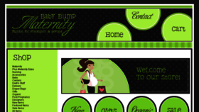 What Babybumpstore.com website looked like in 2017 (8 years ago)
