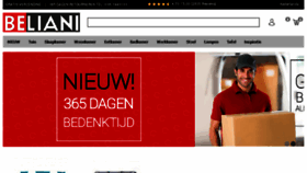 What Beliani.nl website looked like in 2017 (7 years ago)